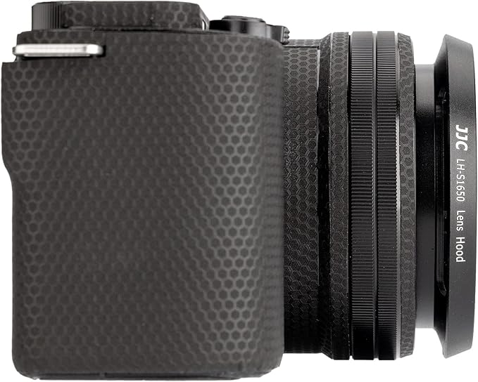 JJC Screw-in Mount Metal Lens Hood Shade Protector for Sony E PZ 16-50mm f/3.5-5.6 OSS & OSS II SELP1650 Lens On Sony ZV-1F ZV1F ZV-E10 A6600 A6500 A6400 A6300 A6100 A6000 A5100 A5000