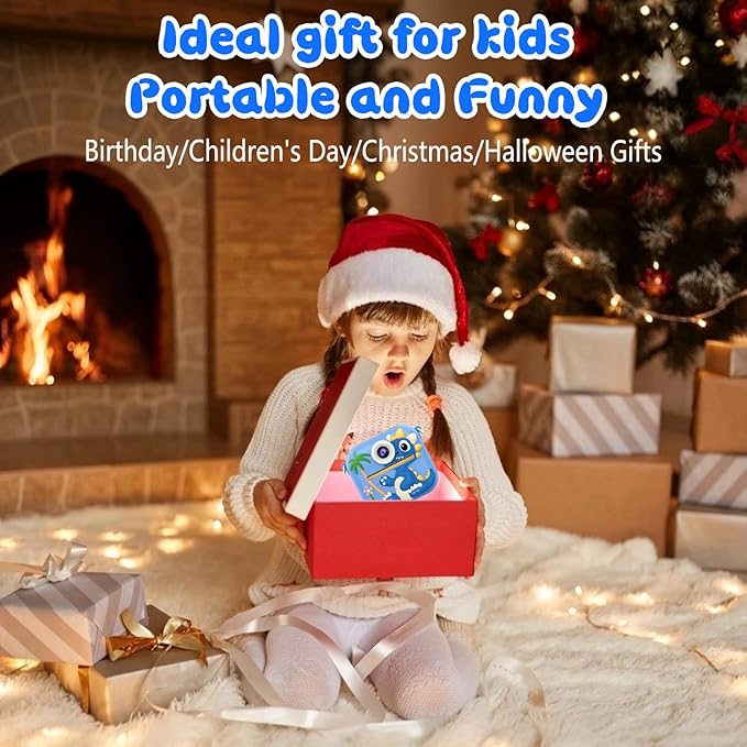 64GB Kids Camera Instant Print, 48MP New Year Birthday Gifts Instant Print Camera for Kids with Print Paper, 1080P Dual-Lens Selfie Instant Cameras Video for Girls Age 3 4 5 6 7 8 9 10 11 Toddler Toy