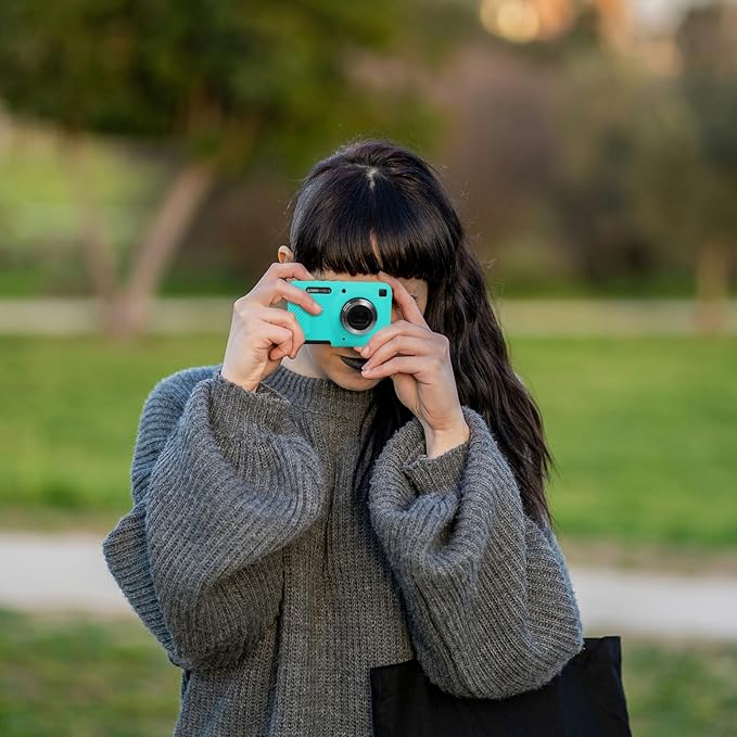 Easy Hood Camera Case for Kodak PIXPRO FZ55, Soft Silicone Cover Anti-Scratch Slim Fit FZ55 DSLR Camera Sleeve Body Skin Travel Protective Case, Blue