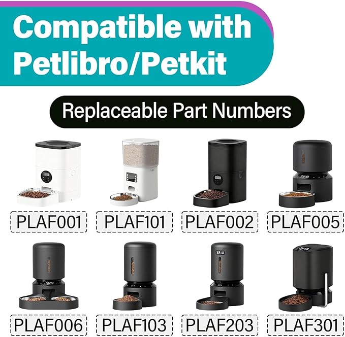 25 Pcs Pet Food Desiccant Bags Compatible with Petkit/Petlibro/Pawsync Automatic Cat Feeder, Pet Feeder Replaced Desiccant, Reminder Keep Pet Food Dry and Fresh