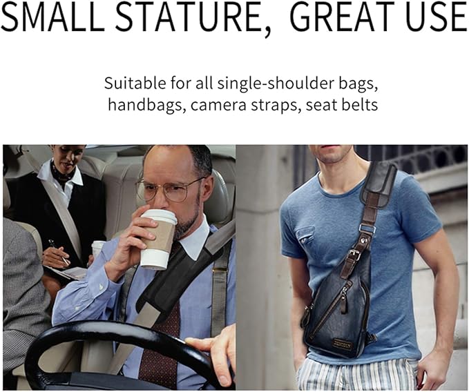 Updated Shoulder Strap Pad Detachable with 3 rows Decompression Air Cushion, Ventilated, Quick-dry, Non-slip for Messenger, Laptop, Camera, Bags, Duffel, Guitar, Backpacks (Black) (10.24x3.54in | 1pc)