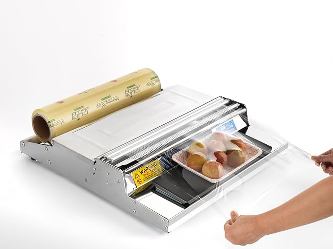 VisionTechShop CW-500E, 20 Inch / 500 mm Hand Wrapping Machine Film Wrapper for Food Packaging, MADE IN KOREA
