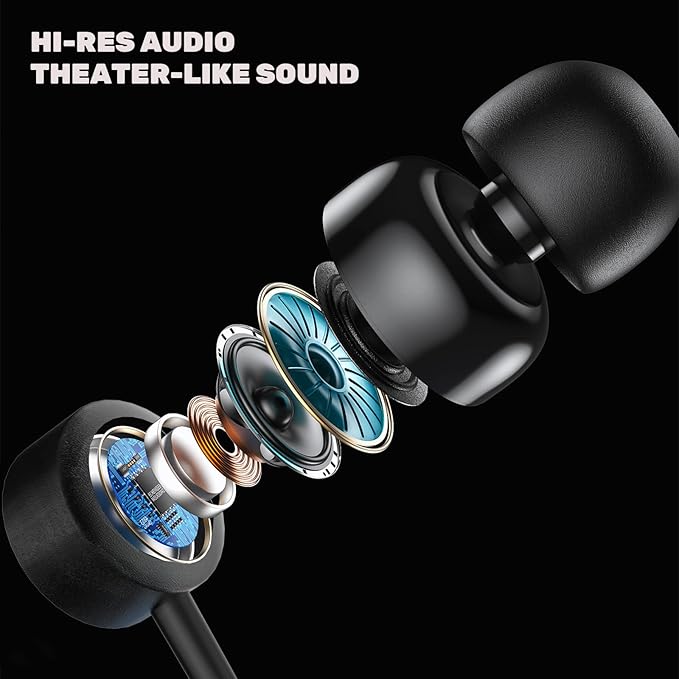 USB C Wired Gaming Ear Buds - 7.1 Surround Sound in-Ear Headphone - Detachable Microphone - Integrated Mute and Volume Control - Gamer Earbuds for Mobile Gaming, Switch, Xbox One, PS, PC
