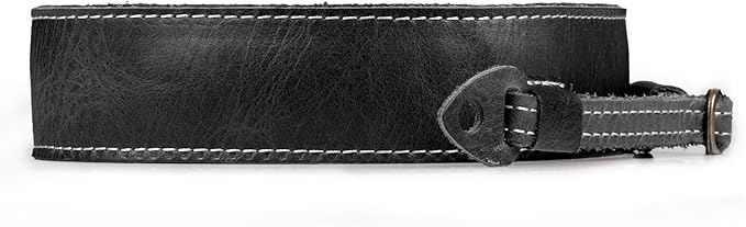 MegaGear Personalized Genuine Leather Camera Strap Custom Engraved DSLR & SLR Shoulder/Neck Strap