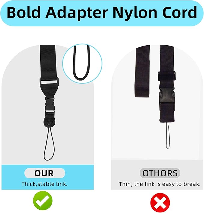 Adjustable Shoulder Strap:Comfortable iPad Strap Nylon Neck Lanyard for iPad/Samsung Tablet Case,Camera Binocular Crossbody Laptop Luggage Bag
