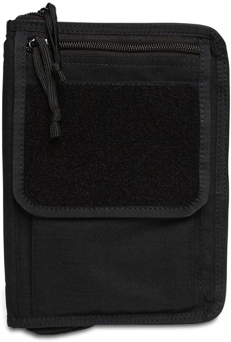 Tactical Notebook Covers | Field Data Cover System | Heavy Duty Zippered Organizer | Fits Notebooks 5” x 7.5” to 5.5” x 8.25"