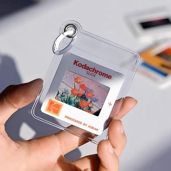 3 Pack 35mm Film Protector Sleeves - 6.5x7.5cm Clear Archival Safe Storage with White Holder Ring & 5x5cm Tab for Film Negative Organization