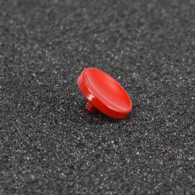 Haoge Metal Shutter Release Button for Sony RX1 RX10 I II III IV for Nikon FM FM2 FM2/T FM2N FM3A FE2 EL2 FT2 FT3 FA Leica M1 M2 M3 M4-P M6 M7 M-P Film Camera Accessories Concave Surface Red