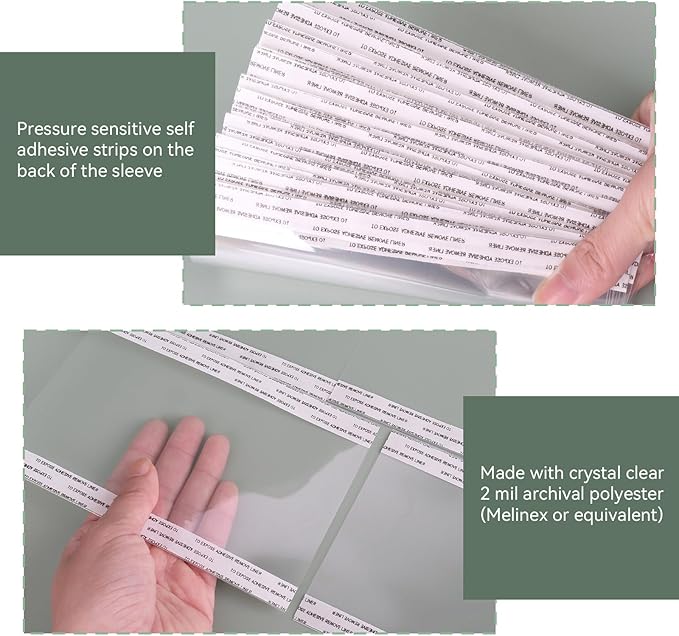 Lineco Photo Mounting Sleeves fits 4 in. x 6 in. print pack of 25