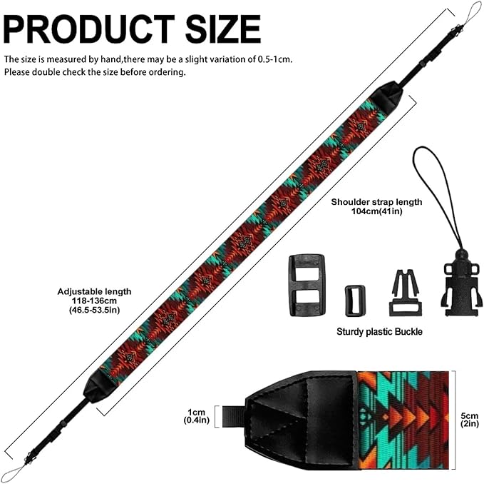 GLENLCWE Camera Strap, Camera Strap for Photographers Neck Strap Replacement Fit Most Cameras