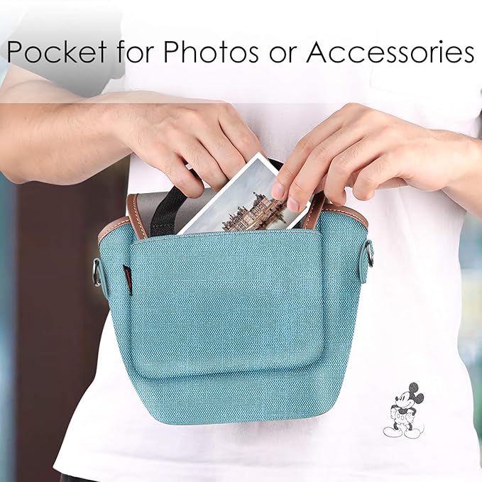 Fintie Camera Bag Compatible with Polaroid Now+ Generation 3/2/1 I-Type, Polaroid Now Gen 3rd/2nd/1st, OneStep 2 VF, I-2 Instant Film Camera Travel Shoulder Case with Adjustable Strap Accessories