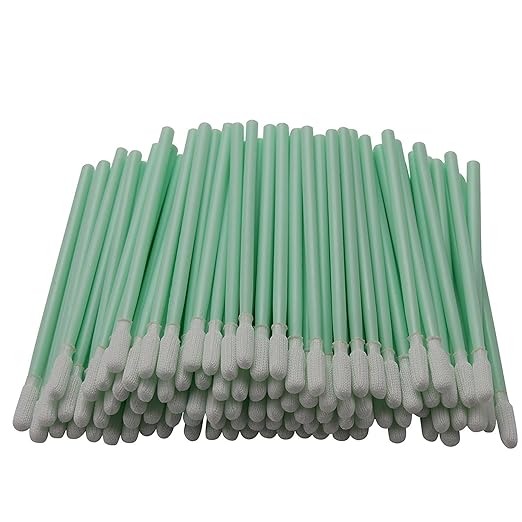 100pcs 2.677" Cleanroom Polyester Tip Cleaning Swabs for Camera Sensor, Optic Lens, Headphone Jack, Precision Instrument, Electronics CK-PS743 (100)