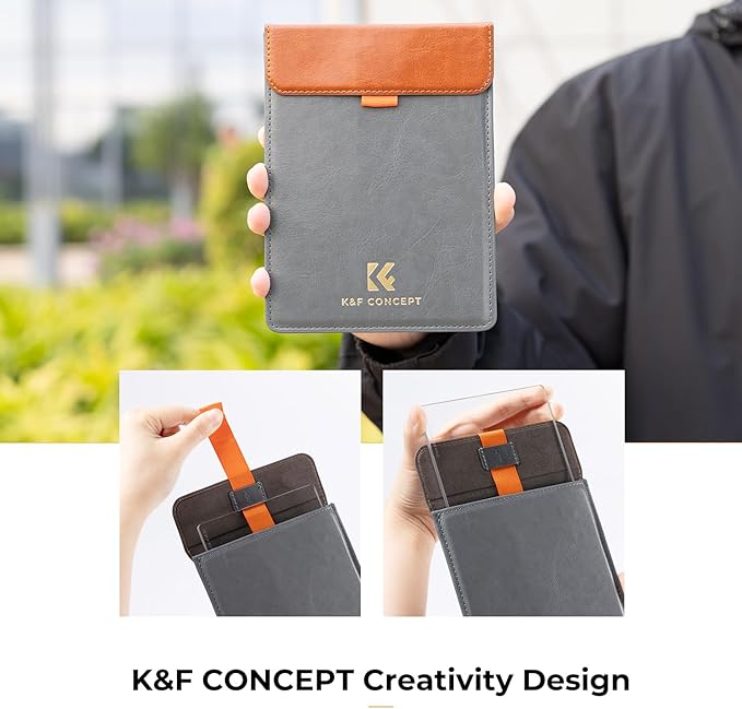 K&F CONCEPT 4'' x 5.65'' Square Black Diffusion 1/8 Effect Filter Cinema Mist Diffuison Filter Compatible with Tilta, SmallRig Matte Box Ultra-Slim Optical Glass with 28-Multi Coatings