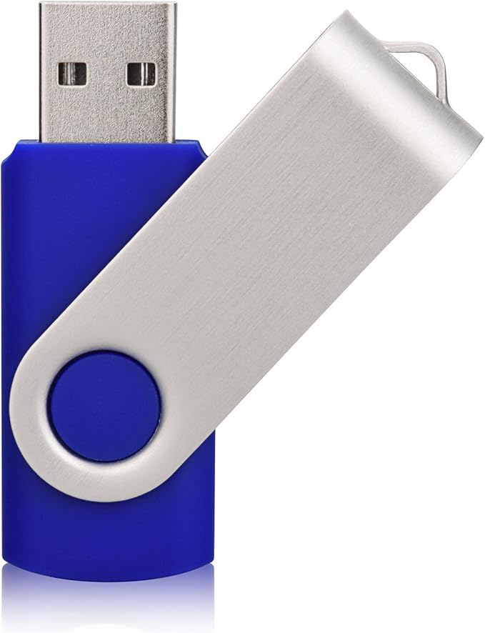 10 Pack USB 2.0 Flash Drives - 32GB Memory Stick - Blue