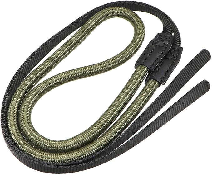 HITHUT Quick Release Camera Neck Strap Shoulder Strap Belt for Mirrorless Digital Cameras Climbing Rope with Quick Release QD Loops Connector with O-Ring Adjustable Length 30-53inch Green
