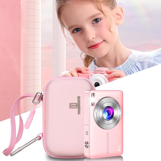 Hard Storage Case for CAMKORY/VAHOIALD/QONGUDS/Fleafer/WONNIE/VYNCS/SMARTKLIK/Rovemre/YiFuar/Focusify/Canon PowerShot 180 190/Sony DSCW800 830 Digital Camera(Case Only)