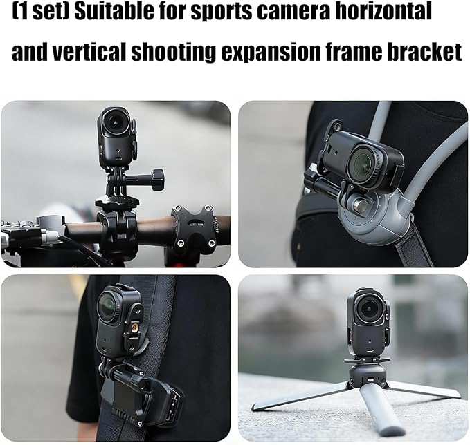 Camera Mount Extension Brackets Enhances Grip Design for Horizontal Vertical Content Production Double Screw Brackets