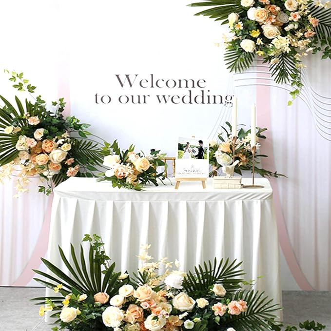 Medsuo 4pcs Pine Wood Mini Easel Triangle Frame Wedding Table Card Stand Display Holder for Displaying Wedding Business Card Painting Craft Drawing Photo Numbers Place Name Card Holder Display Stand