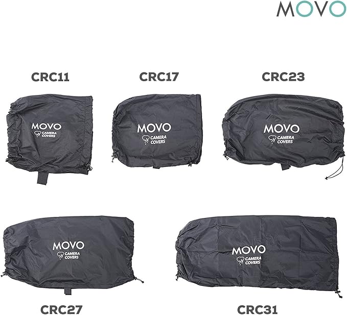 Movo CRC17 Storm Raincover Protector for DSLR Cameras, Lenses, Photographic Equipment (Small Size: 17 x 14.5)