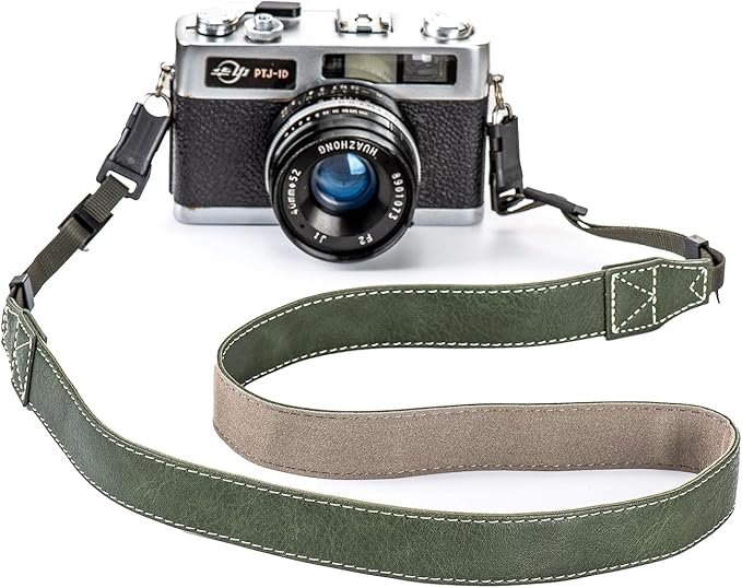 camera shoulder strap, safety tether camera neck strap, micro single PU leather shoulder strap, suitable for various cameras.