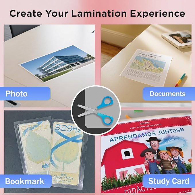 HARTWII Matte Laminating Sheets 9 x 11.5 Inches, 3 Mil Thick, 100 Pack,Clear Anti-Glare 8.5 x 11 Matte Thermal Laminating Pouches for Letter Size (100)