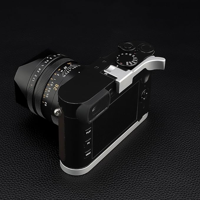 Haoge Metal Thumbs Up Hand Grip for Leica Q2 Camera THB-QS Silver Hot Shoe Thumb Up Rest