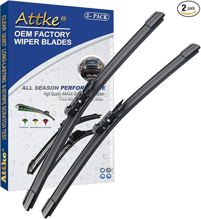 2 Wiper Blades 28" + 28" Front Wiper Blades for Ford Edge 2015-2020/Ford Escape 2013-2020/Focus 2012-2018/Fusion 2013-2019-OE Original Quality (Pack of 2)