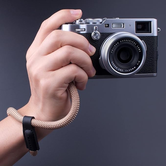 Camera Lanyard, Camera Wrist Strap, Rope Camera Strap Wrist for DSLR SLR Mirrorless Cameras Hand Strap Brown