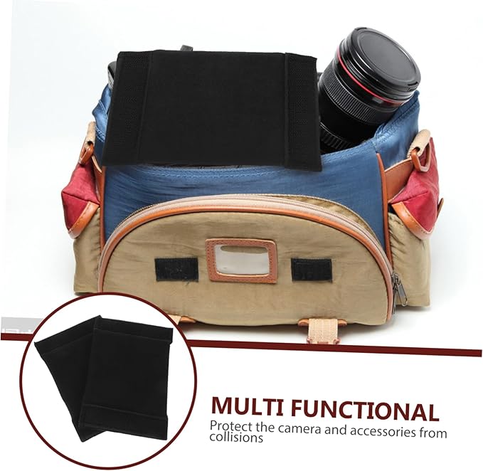 Cabilock 2pcs Camera Bag Divider Kit Modular Insert Organizer for and Mirrorless Cameras Capacity Flexible Partitions for Secure Gear Storage Padded Design
