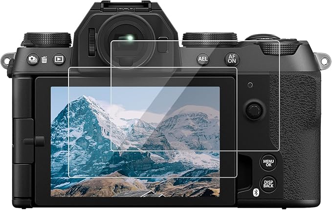 kinokoo Screen Protector for Fujifilm X-S20 Fuji XS20 Camera - High Definition HD Soft PET Film Fuji XS20 - Screen Protection Film Fuji X-S20 - Bubble-free/Anti-scratch(2 pack)