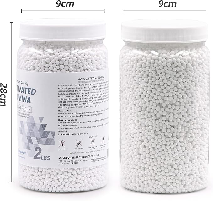 6 LBS Activated Alumina, Alumina Desiccant Great for Filament Drying, Reusable Dessicant Dehumidifiers Desiccant Moisture Absorber Prevent Wet Filament