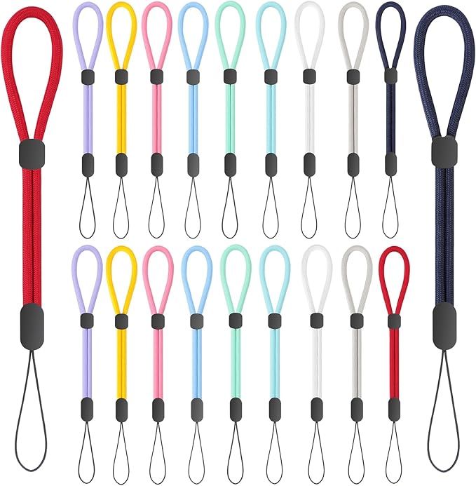 Hand Wrist Strap Lanyard, Adjustable Nylon Colorful for Mobile Phone, Camara, USB Flash Drive, ID Name Tag Badge