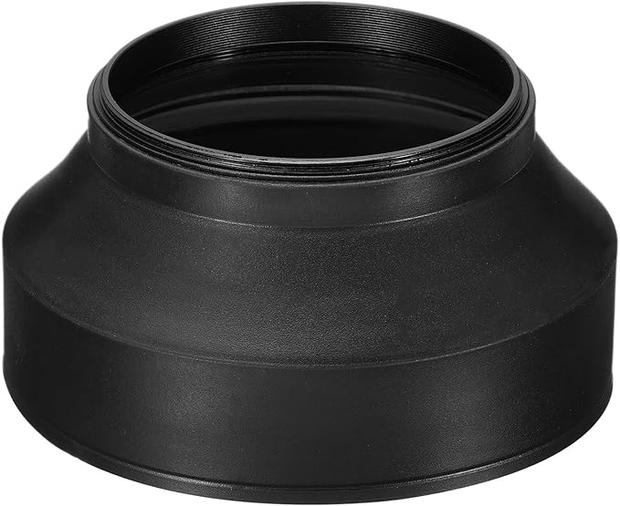PATIKIL 72mm Camera Lens Hood, Rubber Collapsible Lens Protector Anti-Reflection Blocks Excess Sunlight Enhance Camera Photography for Nikon, for Fujifilm, for Pentax, for Leica