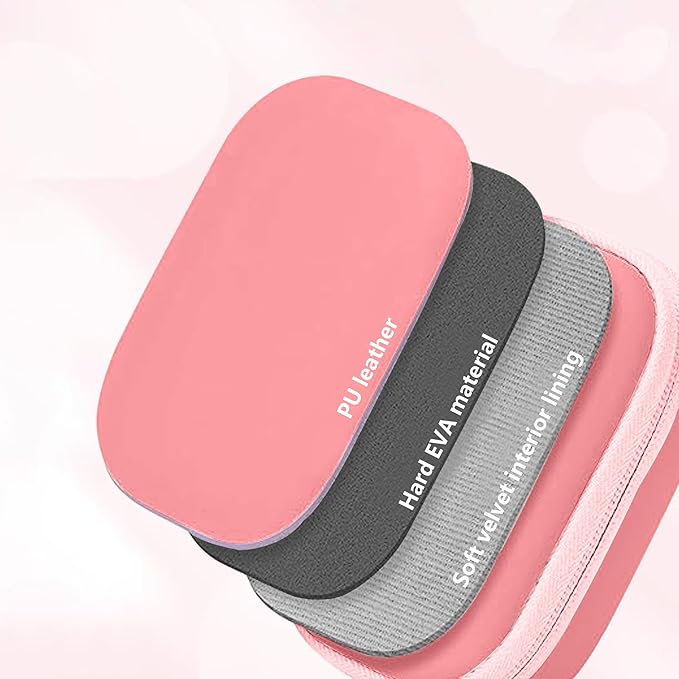 Leayjeen Kids Camera Case Compatible with Goopow/Mgaolo/CIMELR/Seckton/OZMI/Dylanto Kids Camera Toys, Christmas Birthday Gifts for Girls for Girls Boys(Case Only) Pink