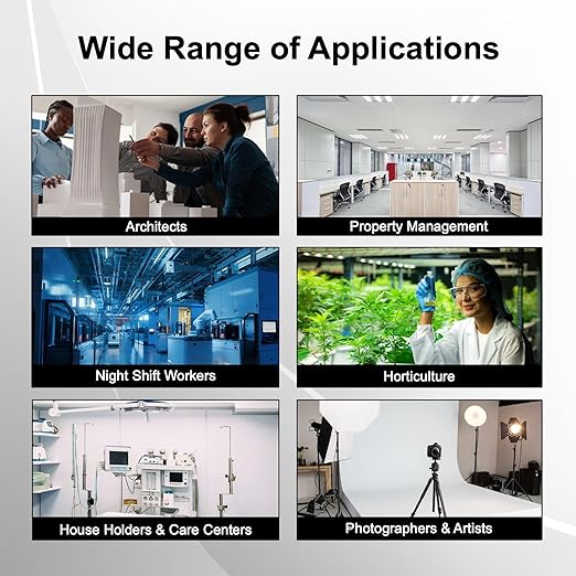 In. Licht Pro Handheld EML Light Meter Sensor Lumens Lux Color Temperature CCT Contrast Uniformity Measurement for Architecture Interior Lighting Design Well Healthy Building Standard V2 Compliance
