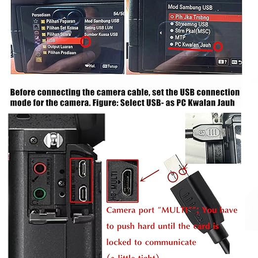 DYTDIEYINGTU DJI Stabilizer Ronin -SC/SC2/RS2/RS3/RS4 for Sony Multi Cable Camera Control Cable Shutter Release Connection to a7,a7m2,a7m3,a7m4,a7s,a7s2,a7s3,a7r,a7r2,a7r3,a7r4