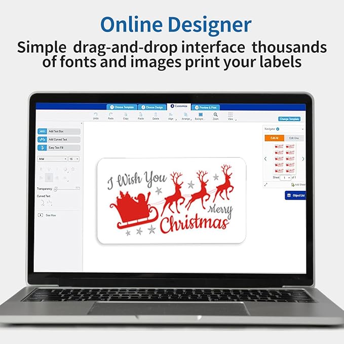 2” x 4” (300 Labels) Shipping Mailing Labels, Printable White Sticker Label for Laser Inkjet Printer, Permanent Adhesive Mailing Address Labels for Packages Envelopes (30 Sheets)