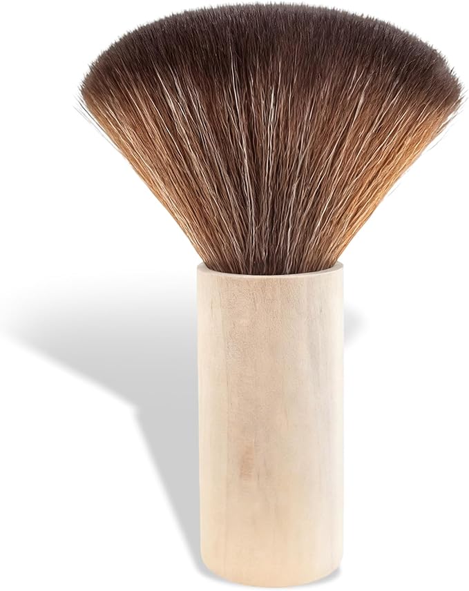 Anti-Static Vinyl Record Cleaning Brush with Wooden Handle for LP, CD & Turntable Cartridge