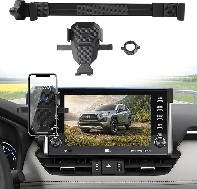 Car Phone Holder for 2019-2025 Toyota RAV4 Accessories,Adjustable GPS RAV4 Phone Mount for 7/8-inch Screen,Hands-Free Ultra Stable RAV4 Air Vent Phone Stand