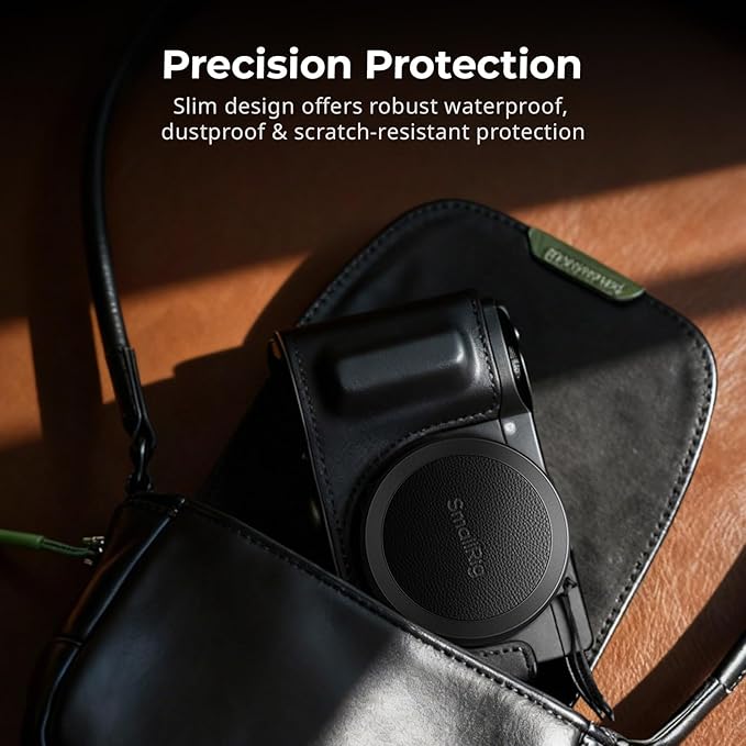 SmallRig Lens Protective Cap for RICOH GR IV GRIV with Anti-Loss Strap, Anti-Scratch Aluminum Lens Cover with Soft EVA Interior, Accessories for RICOH GR IV - 5680