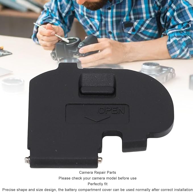 Battery Door Cover Lid Replacement – Digital Camera Repair Part, fits 20D, 30D Cameras