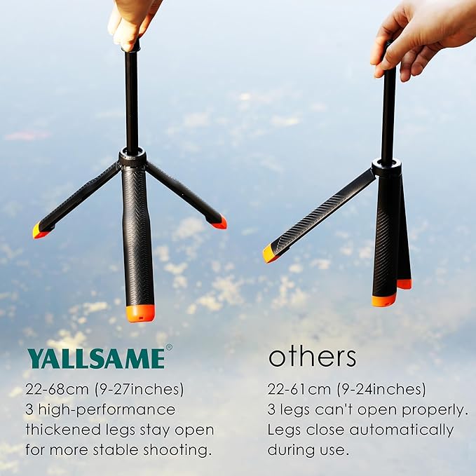 YALLSAME Floating Selfie Stick for GoPro Hero 13 12 11 10 9 8 7 Mini Max Fusion Session, DJI OSMO Action 6 5 Pro 4, AKASO EK7000 V50, 4 in 1 Underwater Waterproof Pole Monopod Hand Grip Tripod Stand