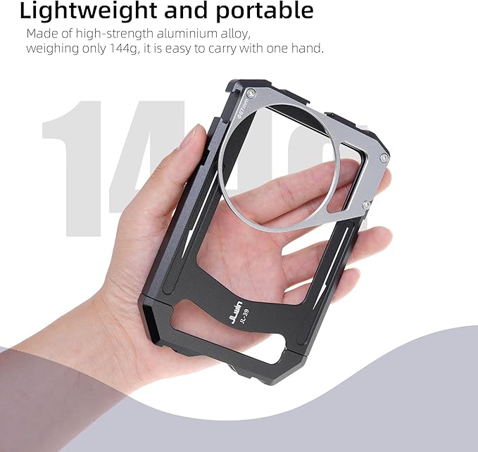Foto4easy Universal Smartphone Video Rig,Aluminum Phone Video Stabilizer for iPhone for Samsung for Pixel and Other Android Phones