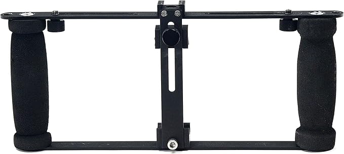 Glide Gear DM100 All Metal Professional Smartphone iPhone Mount Video Teleprompter Adapter Holder Shooter Camera Rig Phone Video-Maker Film-Maker Videographer for All Smartphones