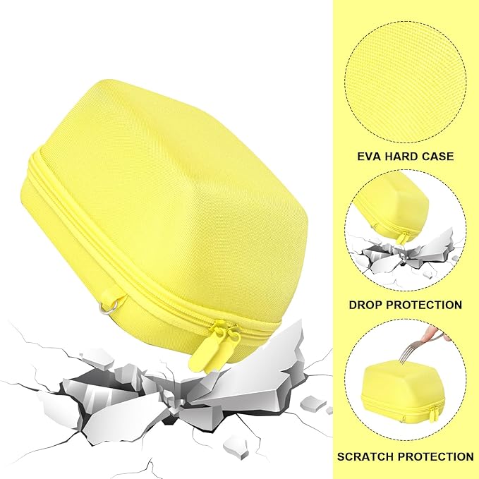WOGOZAN Protective Case for Polaroid Now 2nd/3rd, Now+ Gen 2/3rd, I-Type, OneStep+, Onestep 2, FILP, Instant Film Camera - Hard Shell Camera Case with Adjustable Shoulder Strap (Yellow) (No Camera)