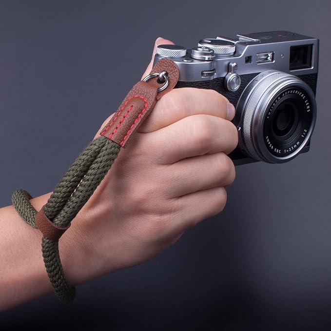 Camera Wrist Strap,Hand Strap lanyard for DSLR SLR Mirrorless Camera Rope Adjustable Safety Strap(Green)