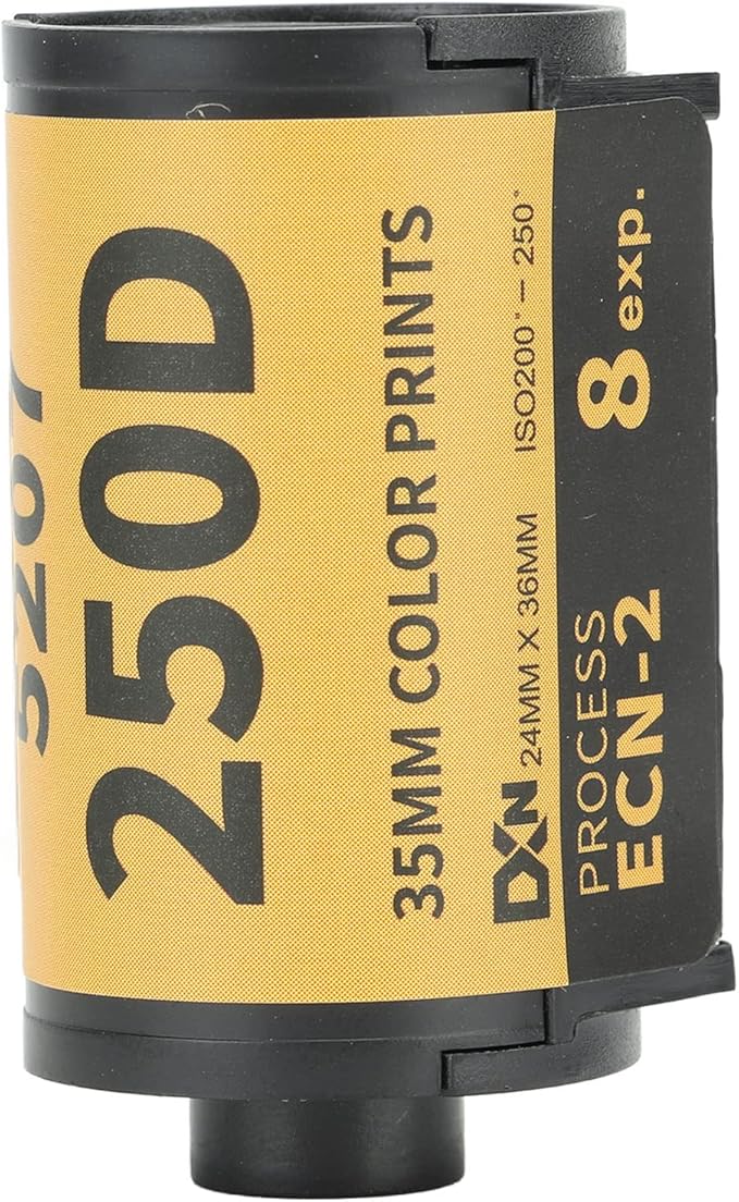 NSXAYIWE 35mm Color Print Film, High Resolution, Wide Exposure Range, High Contrast and Vibrant Colors, ECN 2 Process Color Print Film for Portraits and Action Photography (8 Sheet)