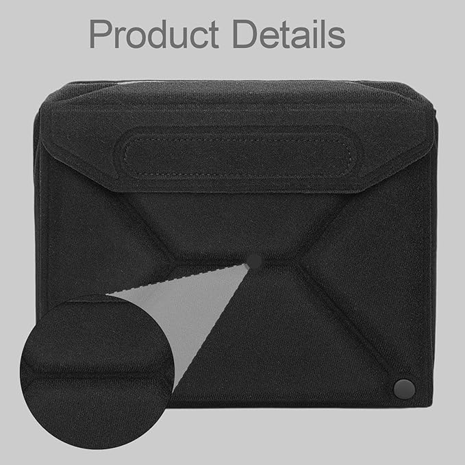 Camera Bag Insert Shockproof Equipment Photography Pouch Protection Portable Outdoor Compartment Padded Inner Case, Black M
