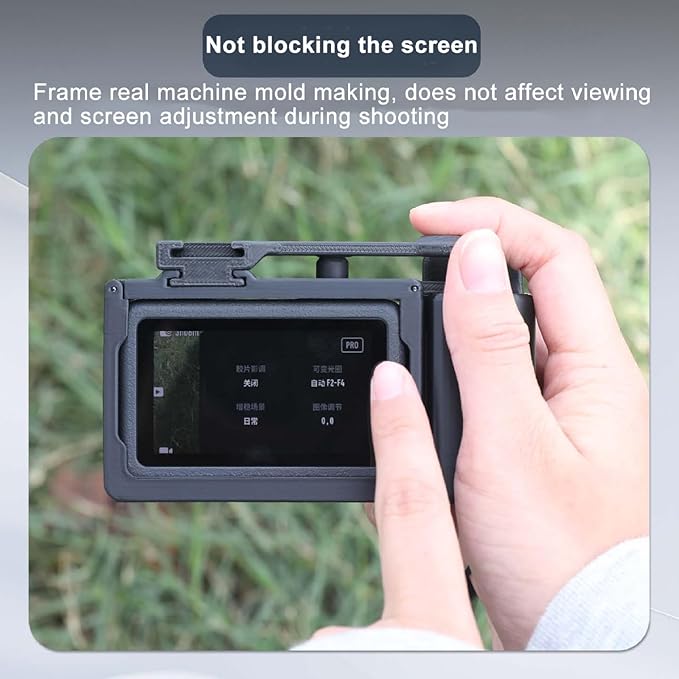 Portable Handheld Extension Grip for DJI Osmo Action 6, Ergonomic Non Slip Holder, Sport Camera Osmo Action 6 Full Protection Frame
