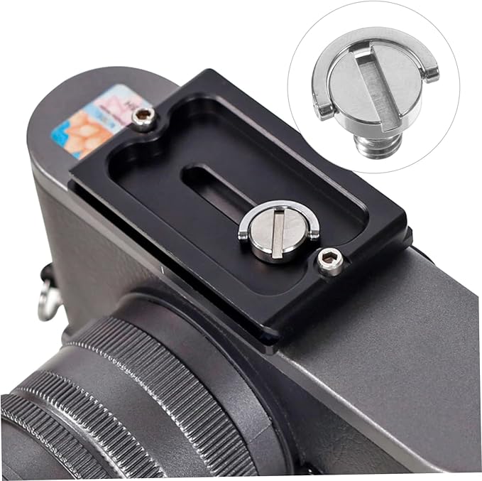 Gadpiparty 5pcs Camera Mounting Screws d Ring Screw for Tripod Mount Quick Release Plate Clamp Compatible Qr Plate